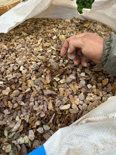 Златолит персиковый декоративная каменная крошка купить в Ивановской области