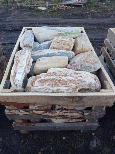 Златолит жёлтый, жёлто-зелёный глыбки и валуны для ланшафтного дизайна купить в Ивановской области