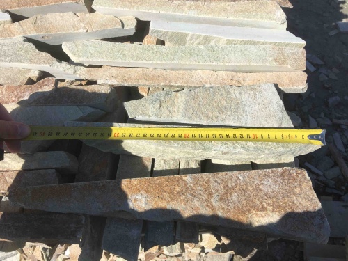 Горбушка златолит золотистый для облицовки купить в Ивановской области