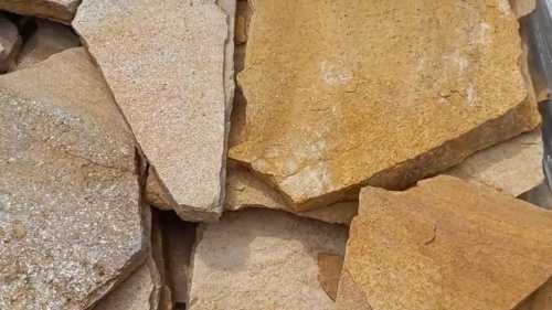 Плитняк златолит жёлтый для цоколя купить в Ивановской области