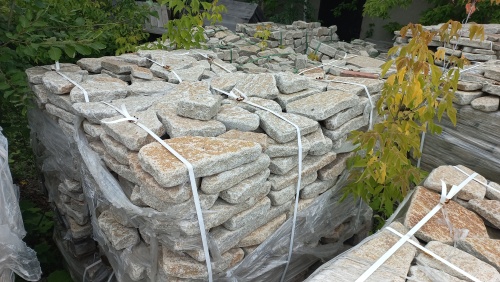 Гранитный плитняк галтованный для парковки купить в Ивановской области