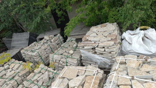 Гранитный плитняк галтованный для парковки купить в Ивановской области