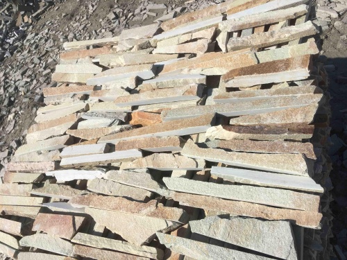 Горбушка златолит золотистый для облицовки купить в Ивановской области