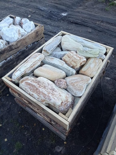 Златолит жёлтый, жёлто-зелёный глыбки и валуны для ланшафтного дизайна купить в Ивановской области