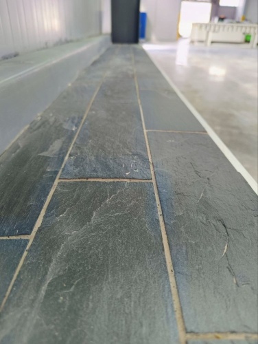 Плитка чёрная из натурального камня фасадная 30 см * 5 см, толщина 7 мм -30 мм купить в Ивановской области