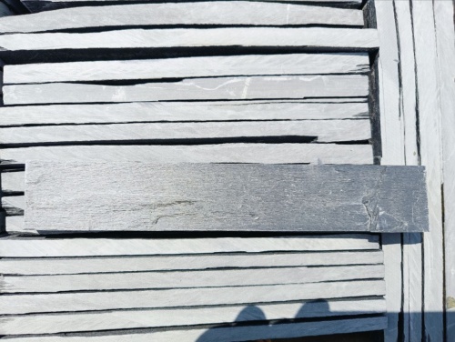 Плитка чёрная из натурального камня фасадная 30 см * 5 см, толщина 7 мм -30 мм купить в Ивановской области